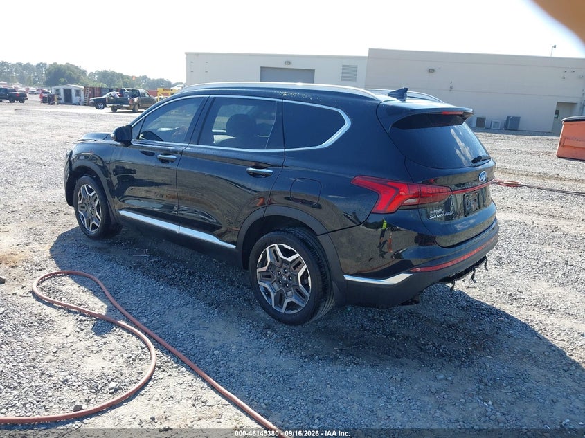 Vin: km8s3da18mu009201, lot: 46645137, hyundai santa fe hybrid sel premium 20213