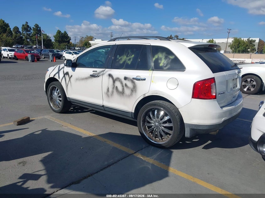 Vin: 2fmdk3jc3bbb00242, lot: 46645144, ford edge sel 20113