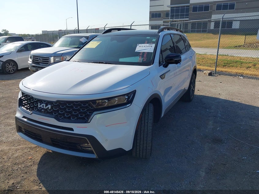 Vin: 5xyrkdlf0ng081804, lot: 46645185, kia sorento x-line sx prestige 20222