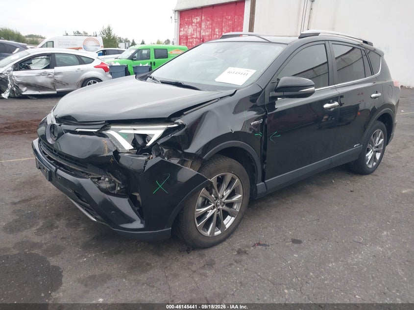 Vin: jtmdjrev8hd119152, lot: 46645198, toyota rav4 hybrid limited 20172