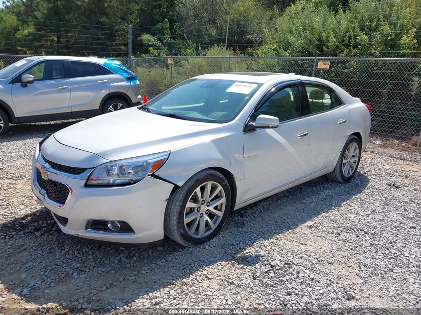 2016 Chevrolet Malibu Limited Ltz, Front End, IAAI, VIN 1G11E5SA8GF128673 — photo 2