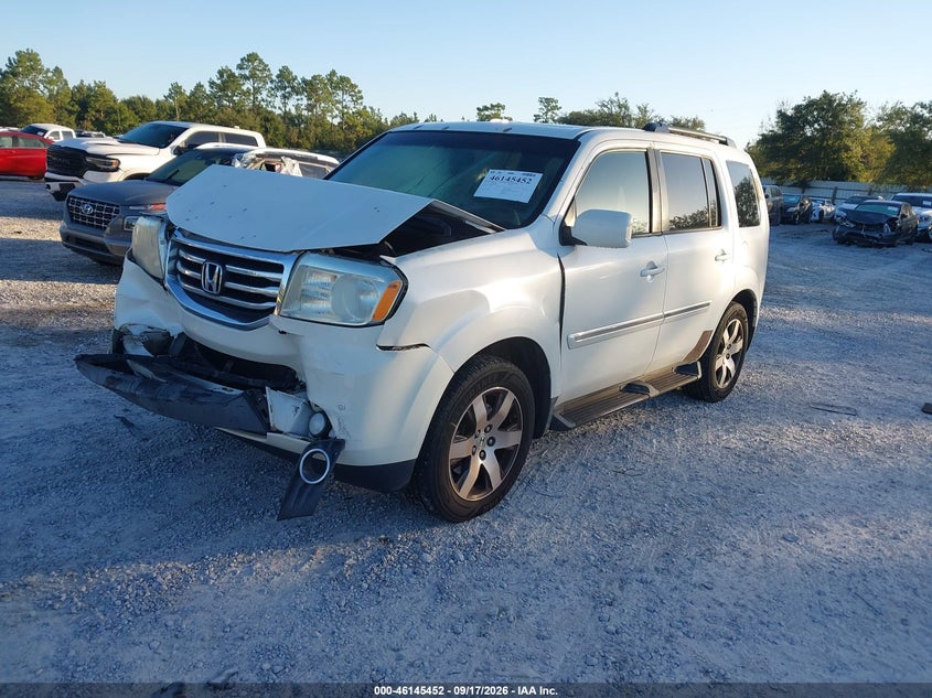 Vin: 5fnyf3h98cb028284, lot: 46645209, honda pilot touring 20122