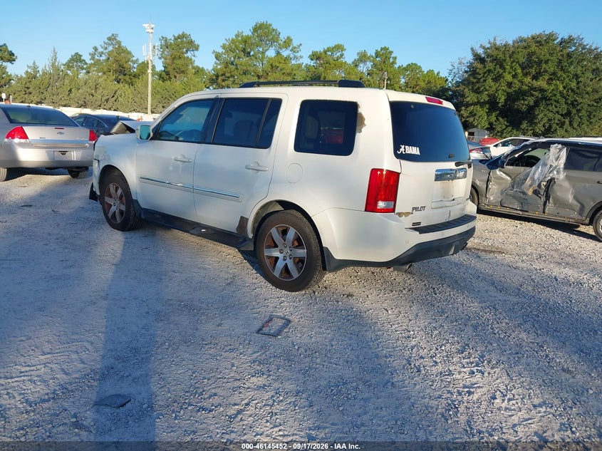 Vin: 5fnyf3h98cb028284, lot: 46645209, honda pilot touring 20123
