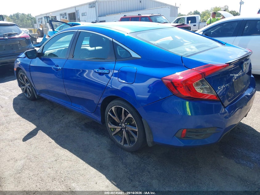 Vin: 2hgfc2f89mh518606, lot: 46645218, honda civic sport 20213