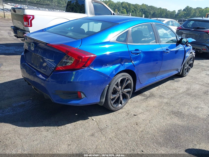 Vin: 2hgfc2f89mh518606, lot: 46645218, honda civic sport 20214