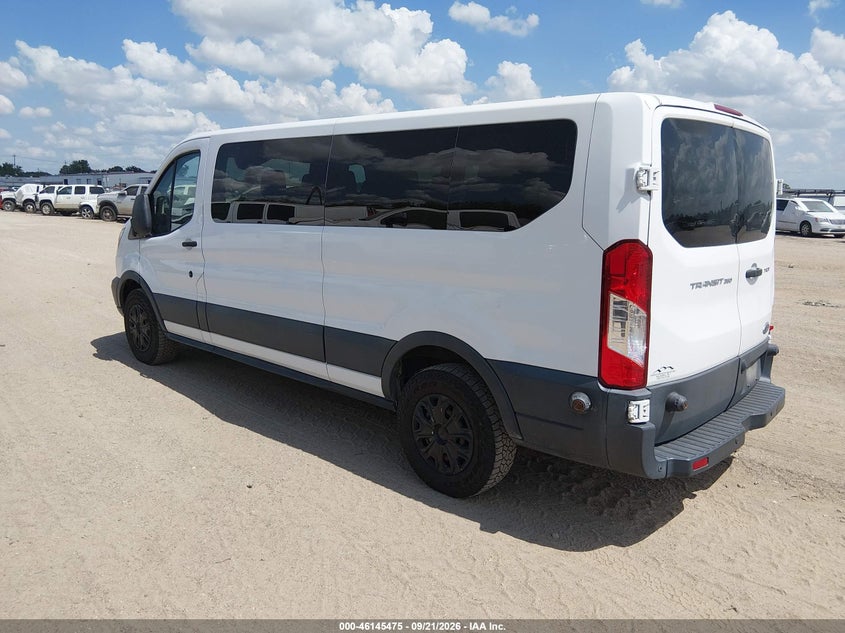 Vin: 1fbzx2ym6hkb02106, lot: 46645232, ford transit-350 xlt 20173