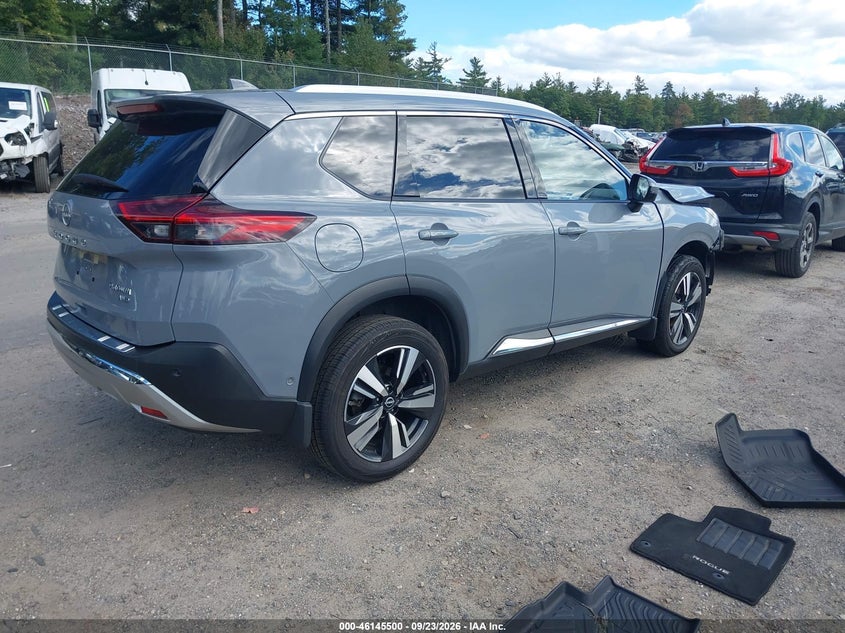 Vin: jn8bt3dd6pw317629, lot: 46645258, nissan rogue platinum intelligent awd 20234