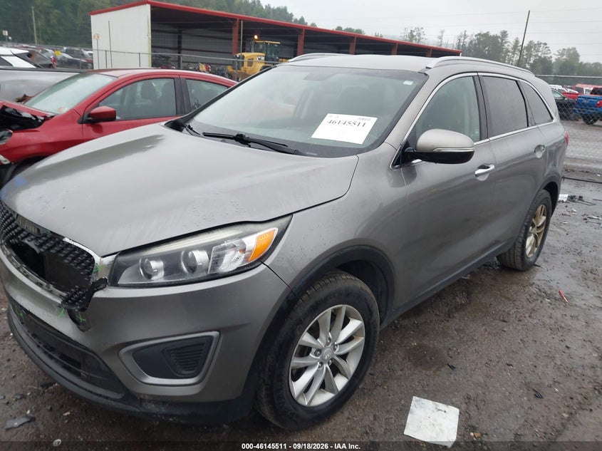 Vin: 5xypgda30gg008257, lot: 46645268, kia sorento lx/l 20162