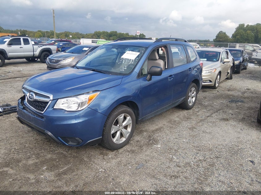 Vin: jf2sjabc2fh421944, lot: 46645290, subaru forester 2.5i 20152