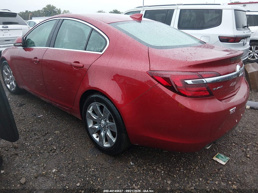 Vin: 2g4gk5ex8f9164277, lot: 46645294, buick regal turbo 20153