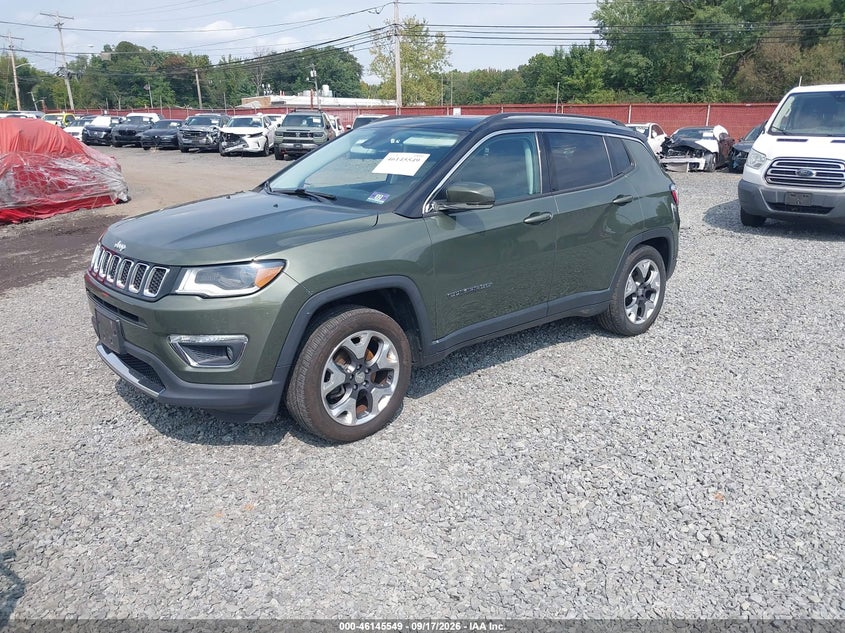 Vin: 3c4njdcb4jt222536, lot: 46645306, jeep compass limited 4x4 20182
