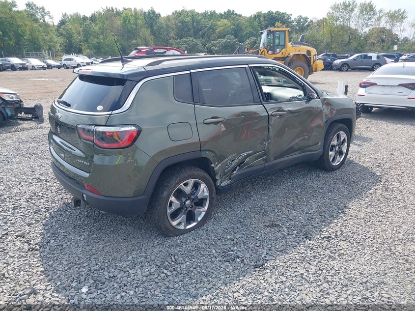 Vin: 3c4njdcb4jt222536, lot: 46645306, jeep compass limited 4x4 20184