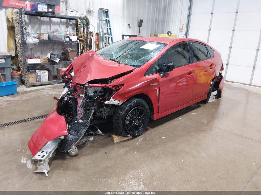 Vin: jtdkn3du8e1805478, lot: 46645338, toyota prius three 20142
