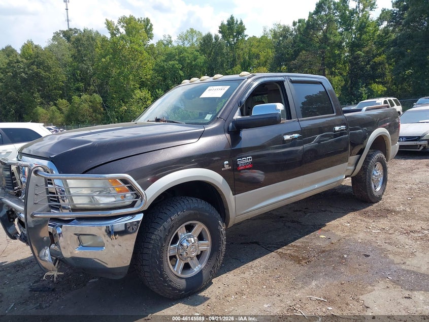 Vin: 3d7ut2cl9ag118304, lot: 46645346, dodge ram 2500 laramie 20102