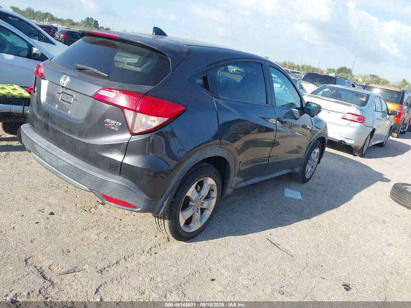 Vin: 3czru6h50gm725775, lot: 46645358, honda hr-v ex 20164