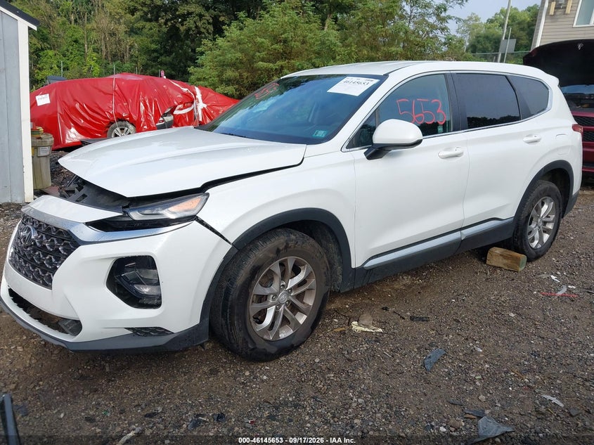Vin: 5nms2cad7lh230404, lot: 46645410, hyundai santa fe se 20202