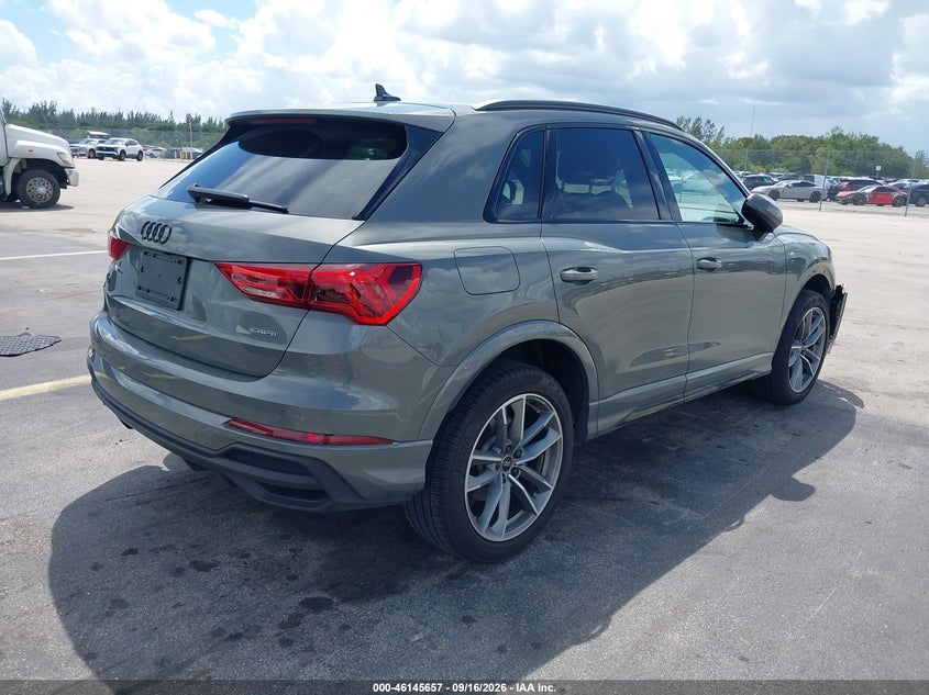Vin: wa1decf32s1054235, lot: 46645414, audi q3 premium 45 tfsi s line quattro tiptronic 20254