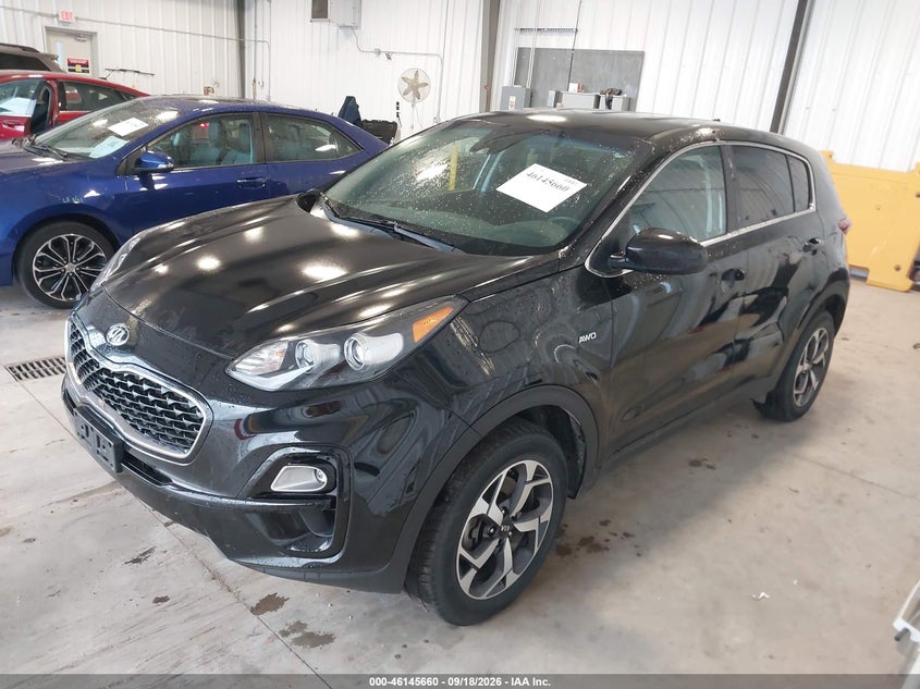 Vin: kndpmcac6l7638410, lot: 46645416, kia sportage lx 20202