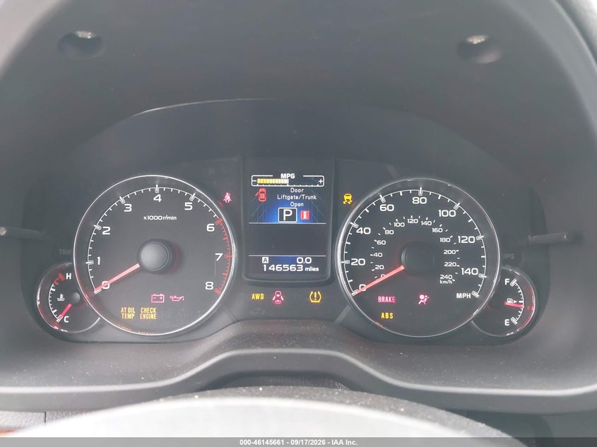 SUBARU OUTBACK 2014 VIN 4S4BRBLC9E3254789