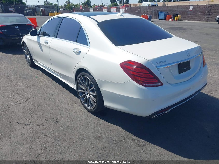 Vin: wddug8cb0fa173700, lot: 46645457, mercedes-benz s 550 20153