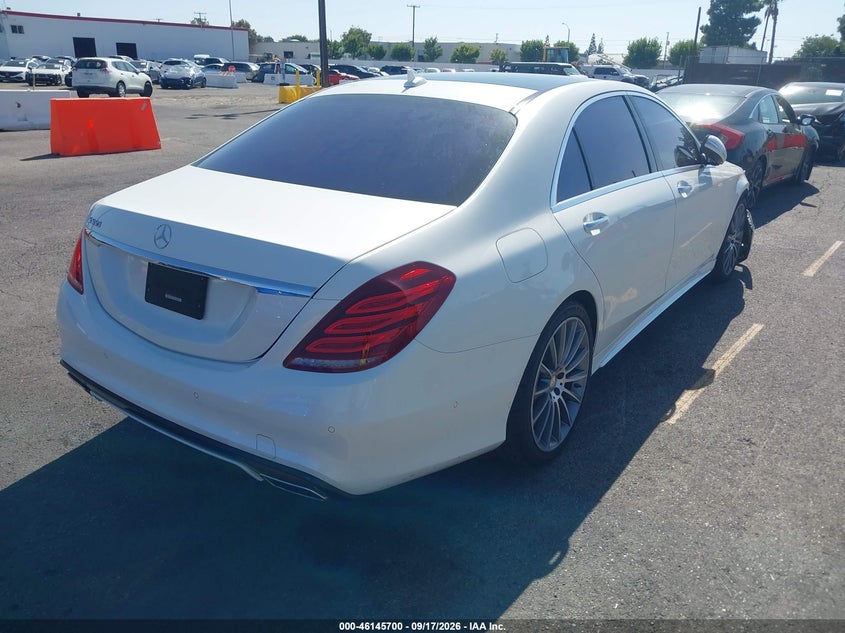 Vin: wddug8cb0fa173700, lot: 46645457, mercedes-benz s 550 20154