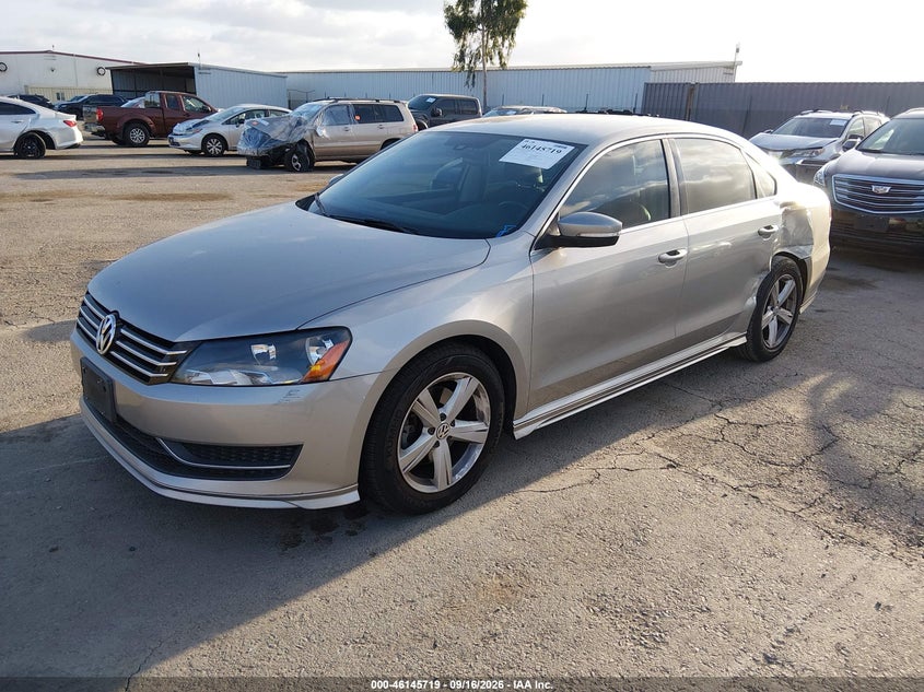 Vin: 1vwbp7a34dc050018, lot: 46645476, volkswagen passat 2.5l se 20132