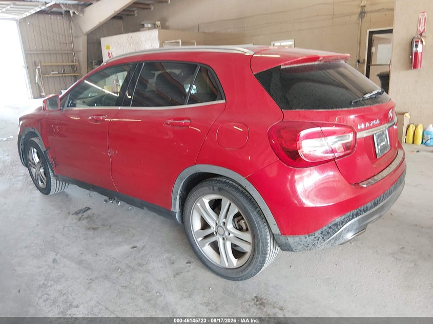 Vin: wdctg4eb5gj200493, lot: 46645480, mercedes-benz gla 250 20163