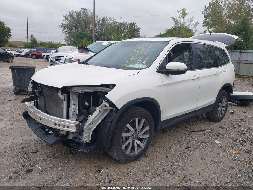 Vin: 5fnyf6h5xkb070758, lot: 46645490, honda pilot ex-l 20192