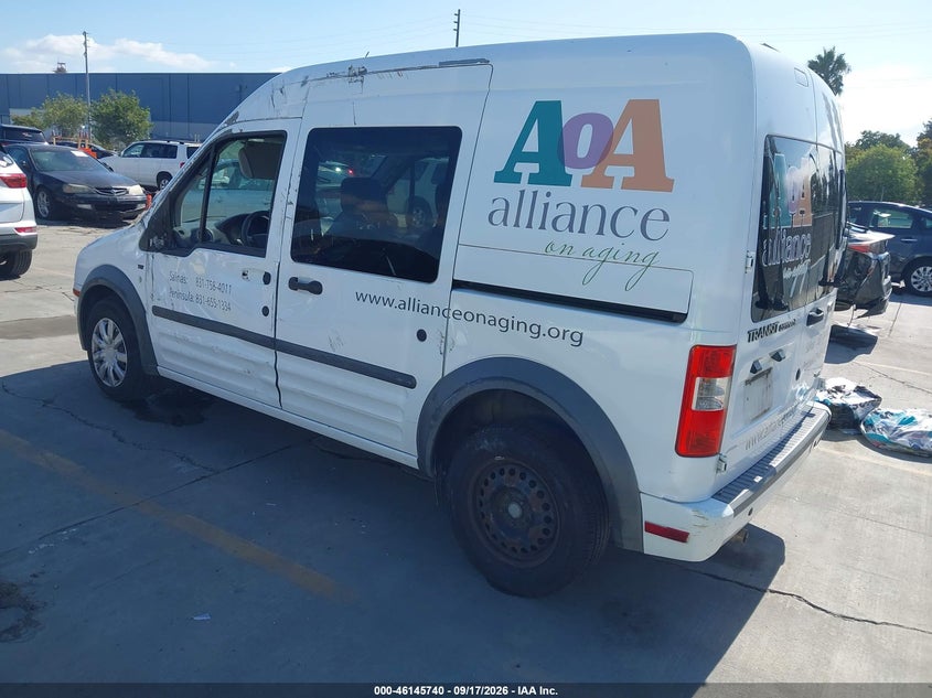 Vin: nm0ls6bn9dt137197, lot: 46645498, ford transit connect xlt 20133