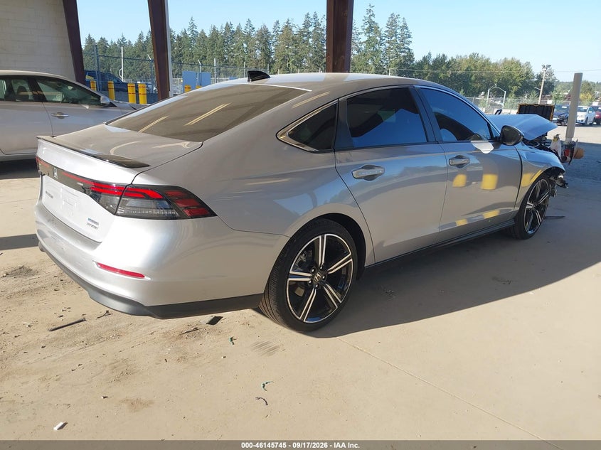 Vin: 1hgcy2f50pa050908, lot: 46645502, honda accord hybrid sport 20234