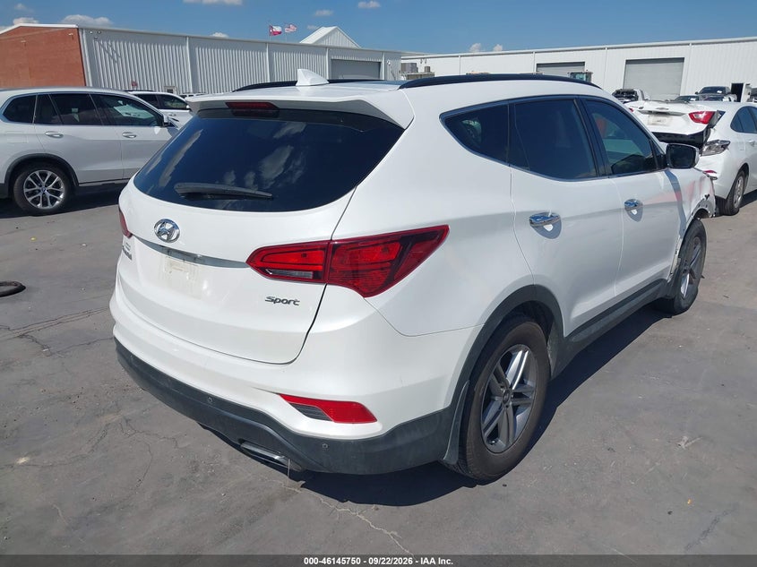 Vin: 5xyzu3lb4hg463680, lot: 46645507, hyundai santa fe sport 2.4l 20174