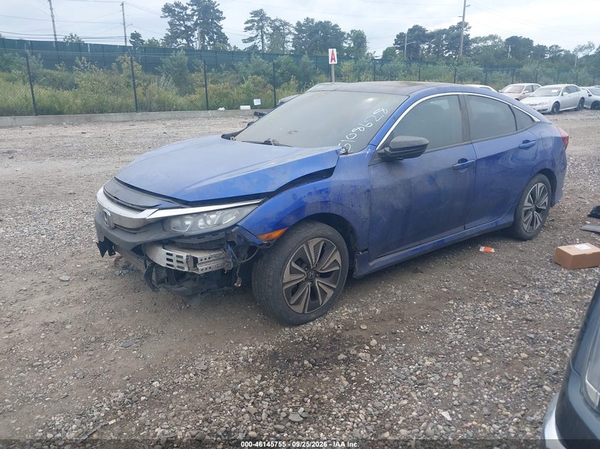 Vin: 19xfc1f72ge209737, lot: 46645512, honda civic ex-l 20162