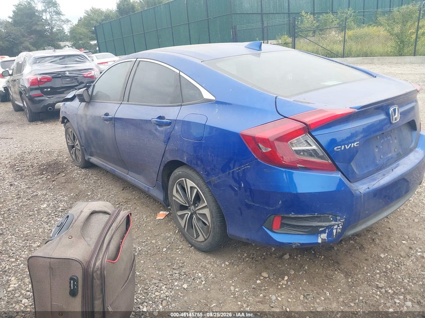 Vin: 19xfc1f72ge209737, lot: 46645512, honda civic ex-l 20163