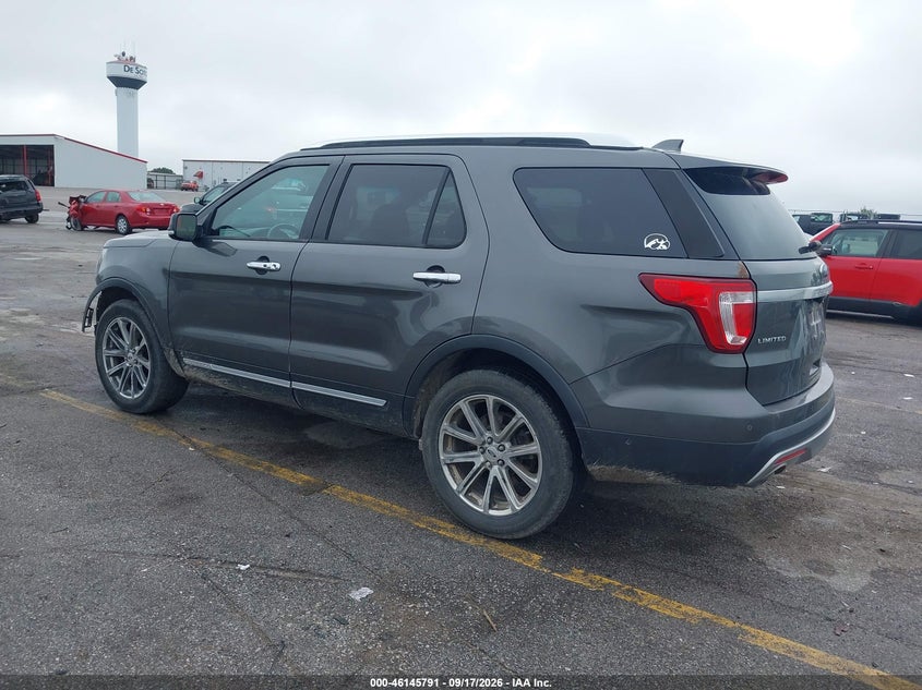Vin: 1fm5k8f87gga61953, lot: 46645548, ford explorer limited 20163