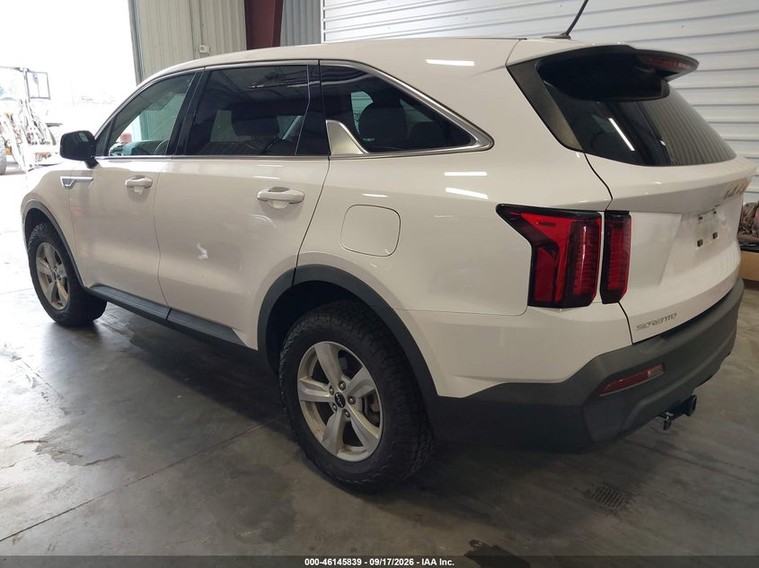 Vin: 5xyrgdlc1pg203015, lot: 46645596, kia sorento lx 20233