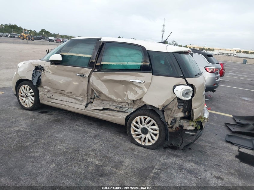 Vin: zfbcfach2ez005421, lot: 46645606, fiat 500l lounge 20143