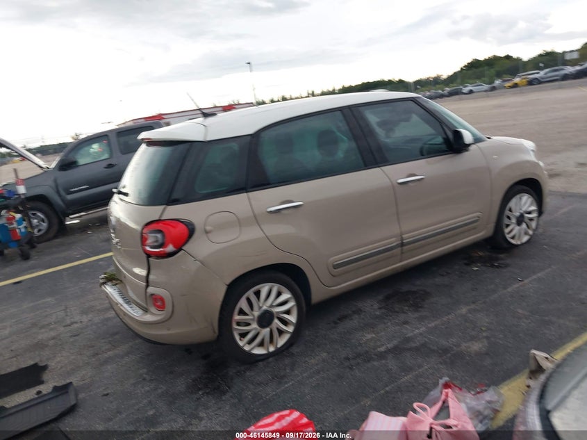Vin: zfbcfach2ez005421, lot: 46645606, fiat 500l lounge 20144