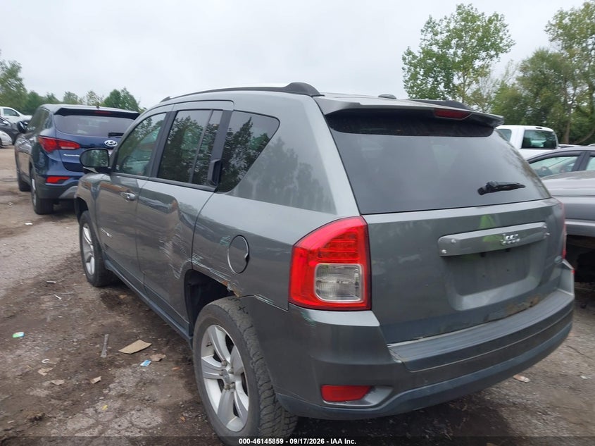 Vin: 1c4njceb5cd685334, lot: 46645616, jeep compass latitude 20123