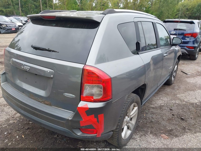 Vin: 1c4njceb5cd685334, lot: 46645616, jeep compass latitude 20124
