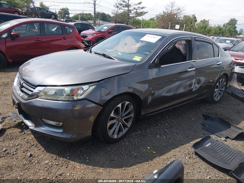 Vin: 1hgcr2f56fa192370, lot: 46645622, honda accord sport 20152