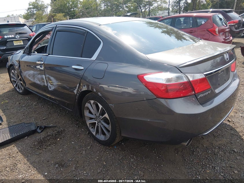 Vin: 1hgcr2f56fa192370, lot: 46645622, honda accord sport 20153