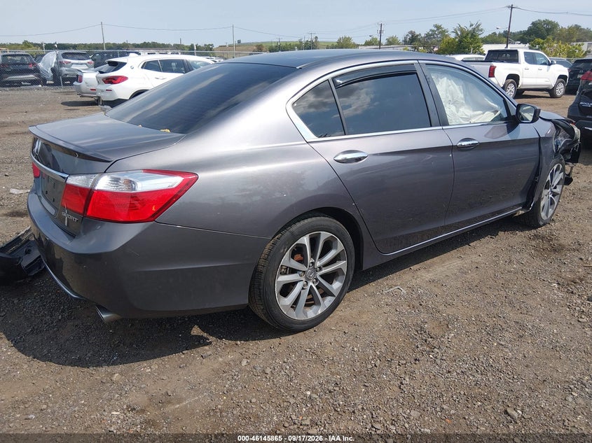 Vin: 1hgcr2f56fa192370, lot: 46645622, honda accord sport 20154