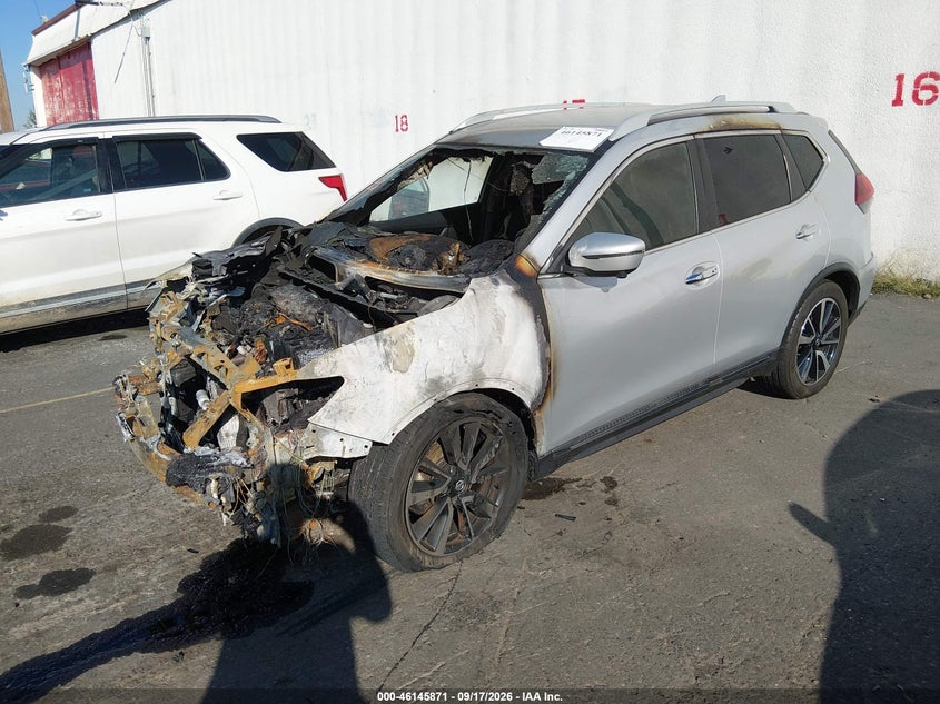 Vin: 5n1at2mv0kc744661, lot: 46645628, nissan rogue sl 20192