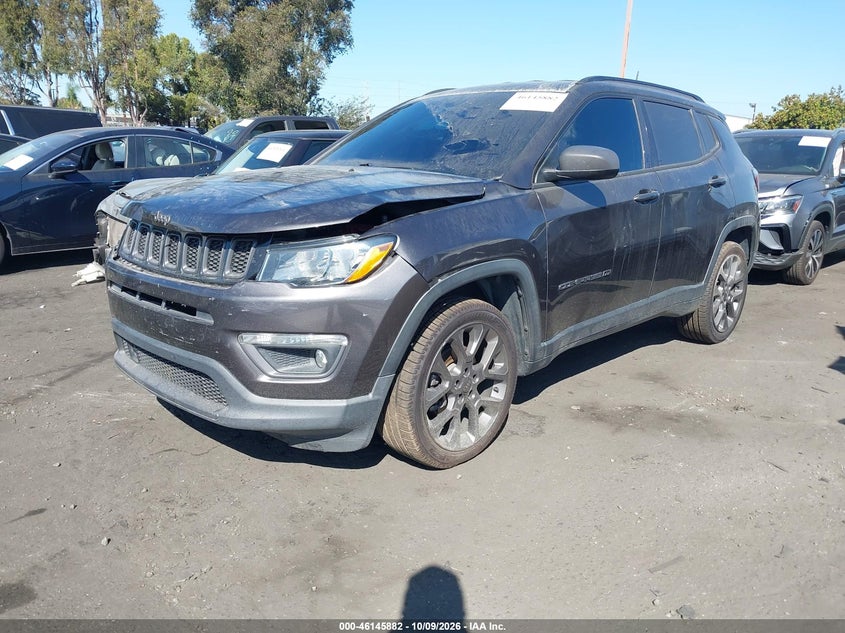 Vin: 3c4njceb0mt548653, lot: 46645639, jeep compass 80th anniversary fwd 20212