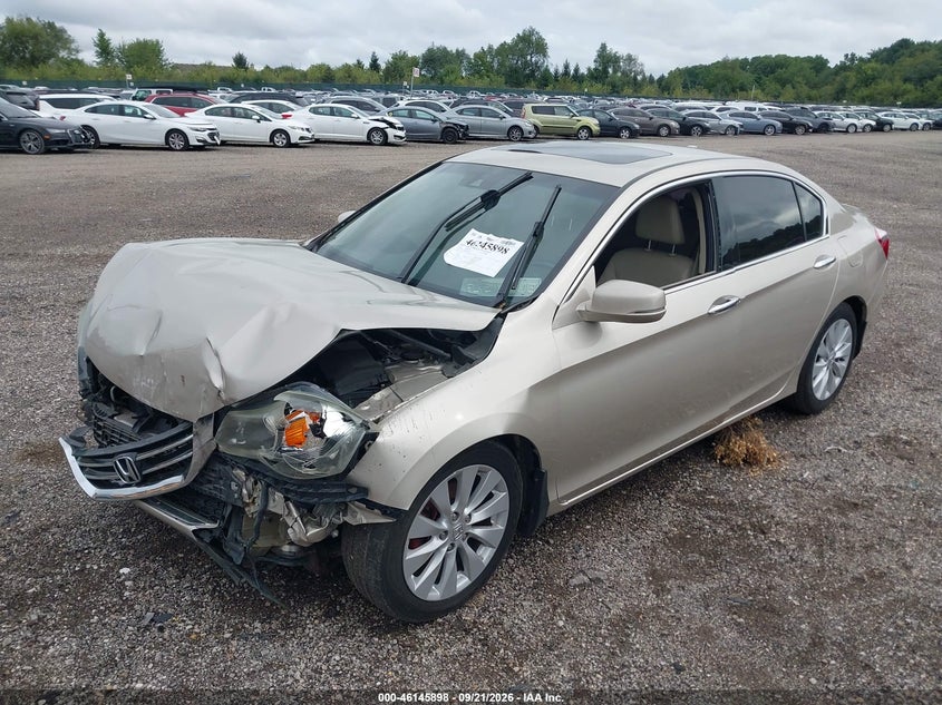 Vin: 1hgcr3f86ea039566, lot: 46645656, honda accord ex-l v-6 20142