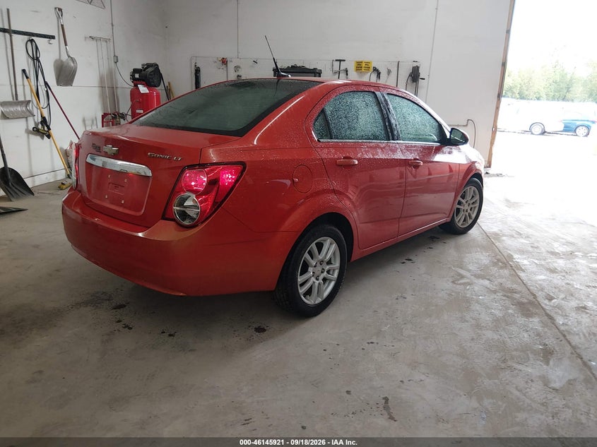 CHEVROLET SONIC 2012 VIN 1G1JC5SH5C4126422