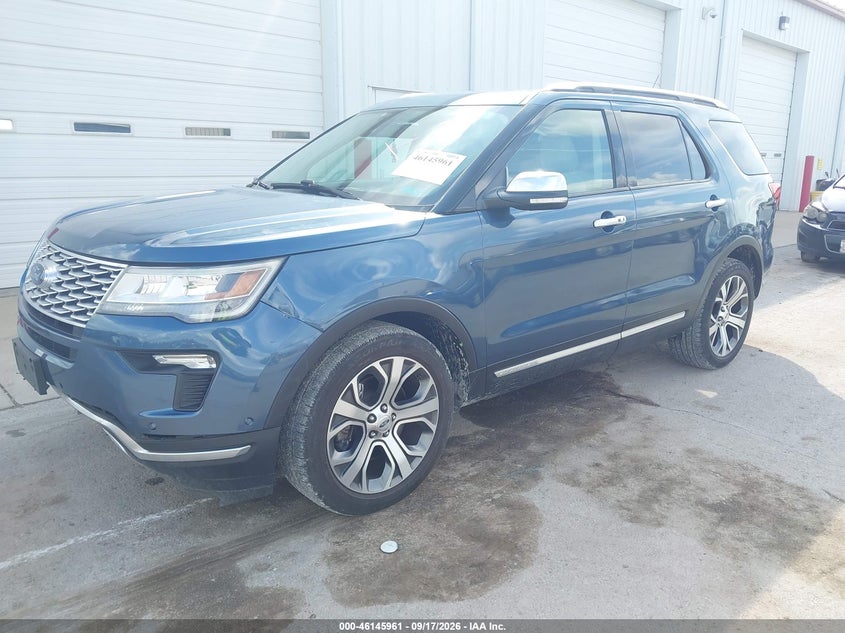 Vin: 1fm5k8ht6jgc26593, lot: 46645718, ford explorer platinum 20182