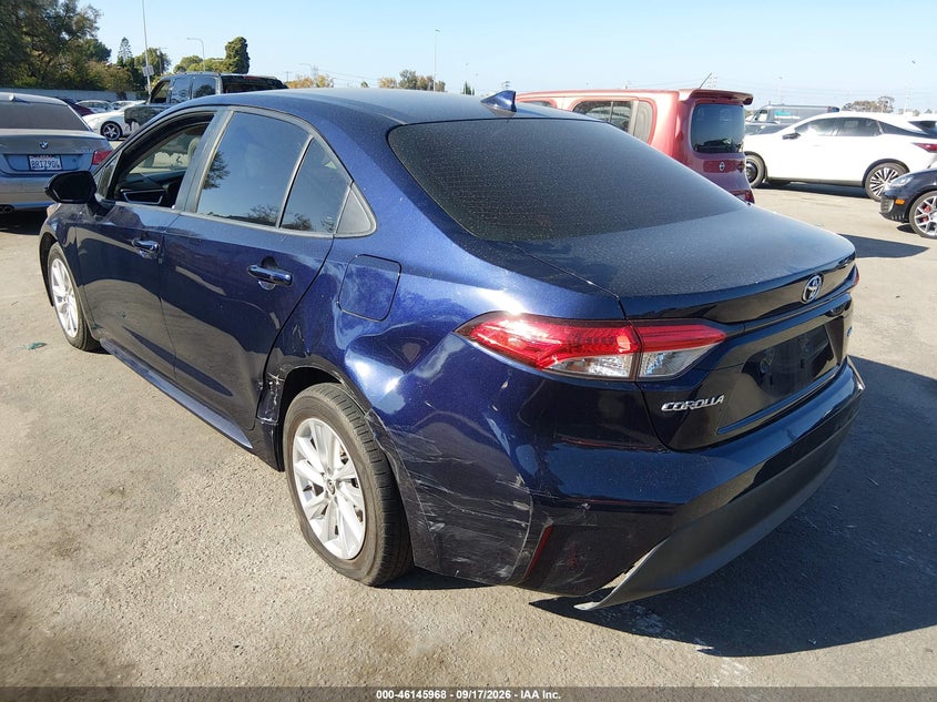 Vin: jtdb4mee8rj013546, lot: 46645725, toyota corolla le 20243