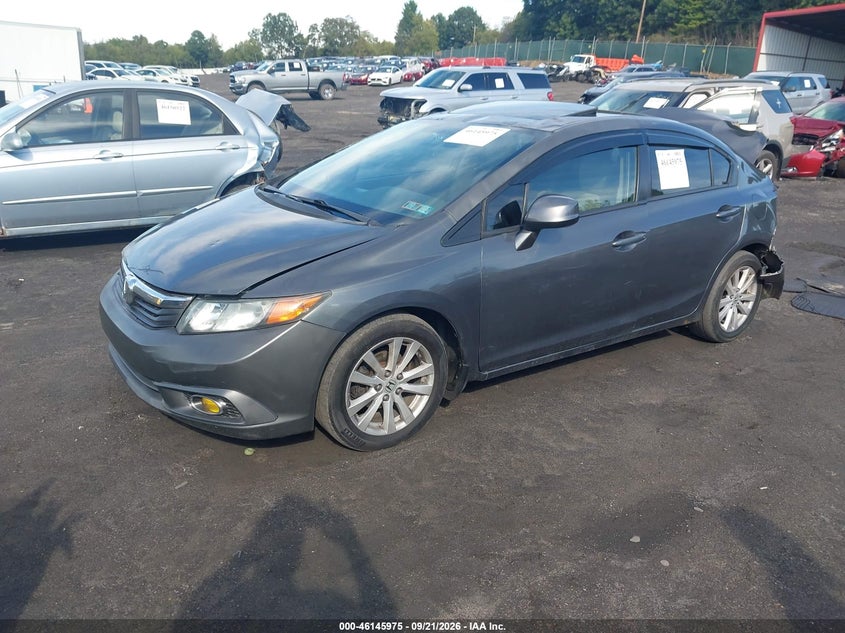 Vin: 2hgfb2f93ch547853, lot: 46645731, honda civic ex-l 20122