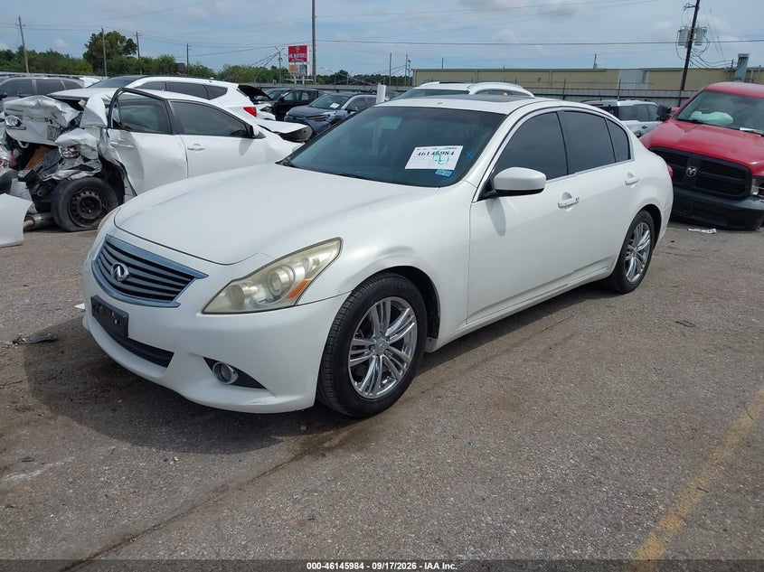 Vin: jn1cv6ap7bm505075, lot: 46645741, infiniti g37 journey 20112